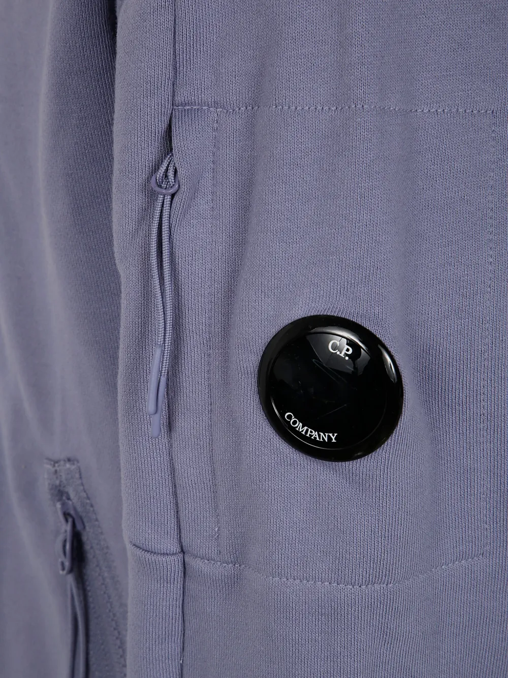 C.P. Company Fleece sweater met capuchon Paars