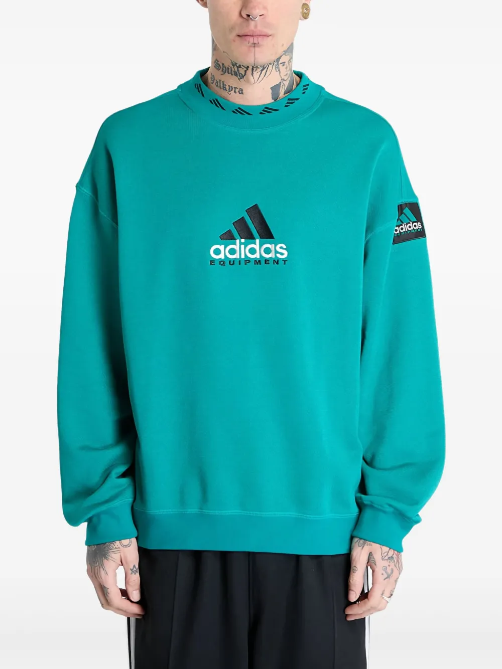 adidas suéter con cuello redondo | verde | Image 1