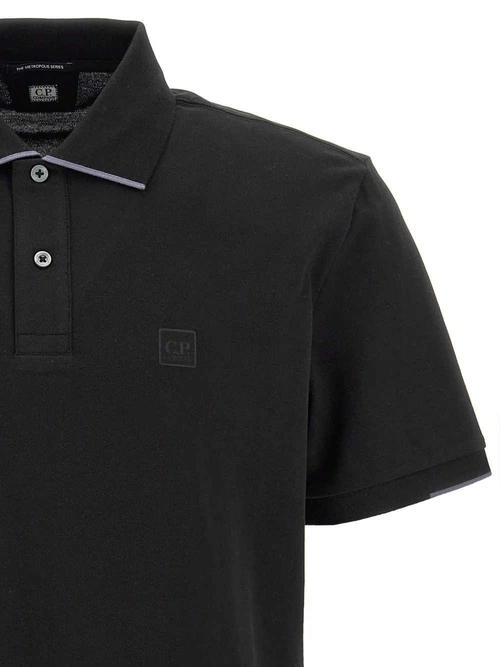 C.P. Company Metropolis Series poloshirt Zwart