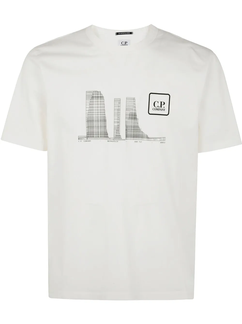C.P. Company playera con logo estampado | blanco | Image 1