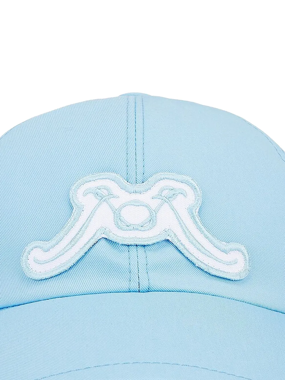 Rowen Rose logo-embroidered cotton cap - Blauw