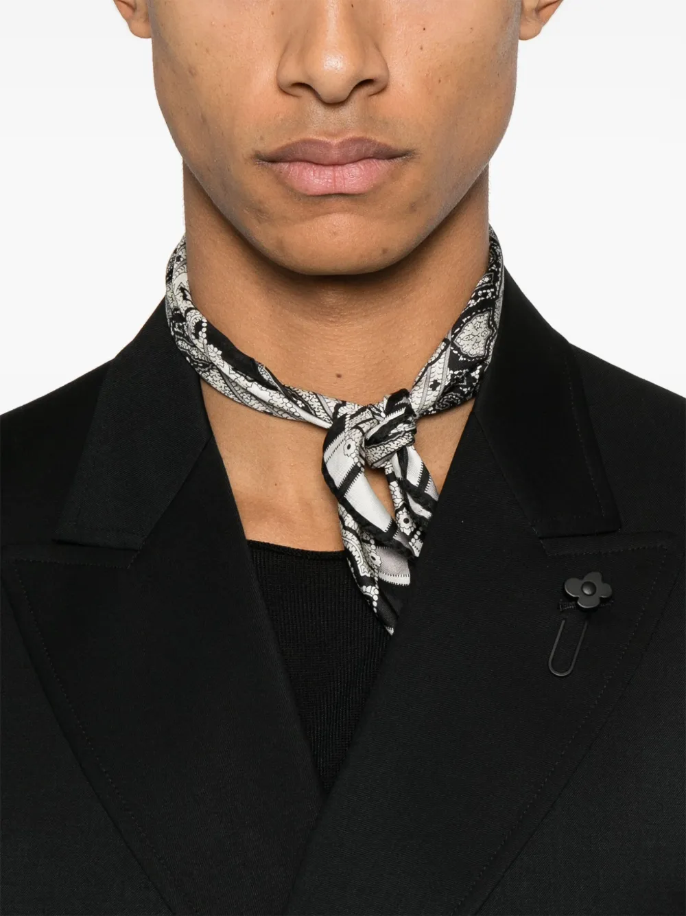 Lardini Blazer met dubbele rij knopen Zwart