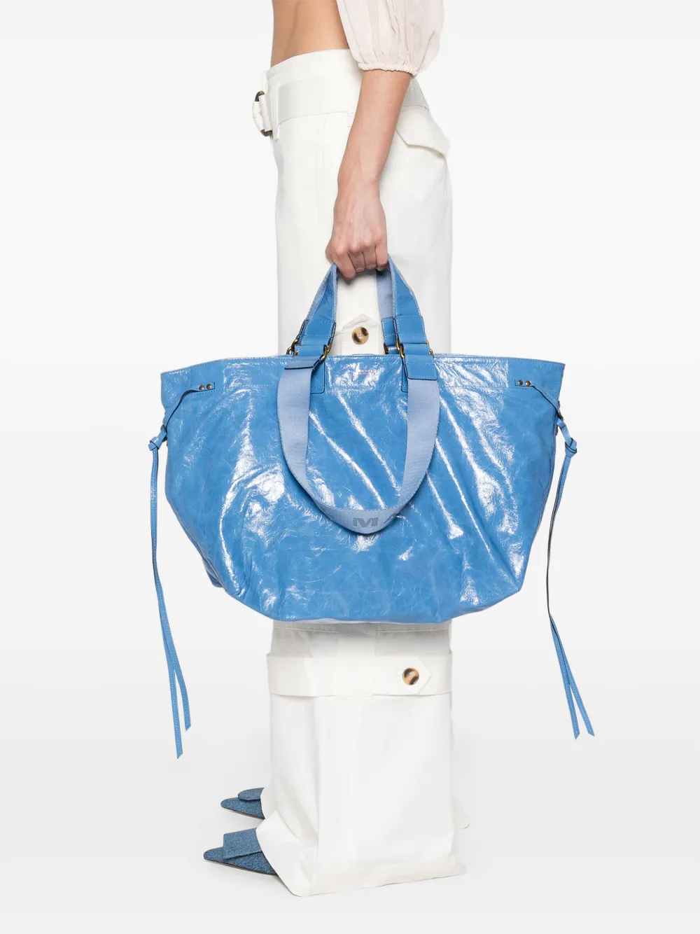 ISABEL MARANT Wardy shopper - Blauw