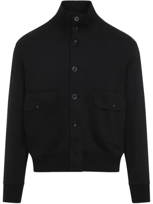 Veste boutonnée à col contrastant - C.P. Company - Modalova