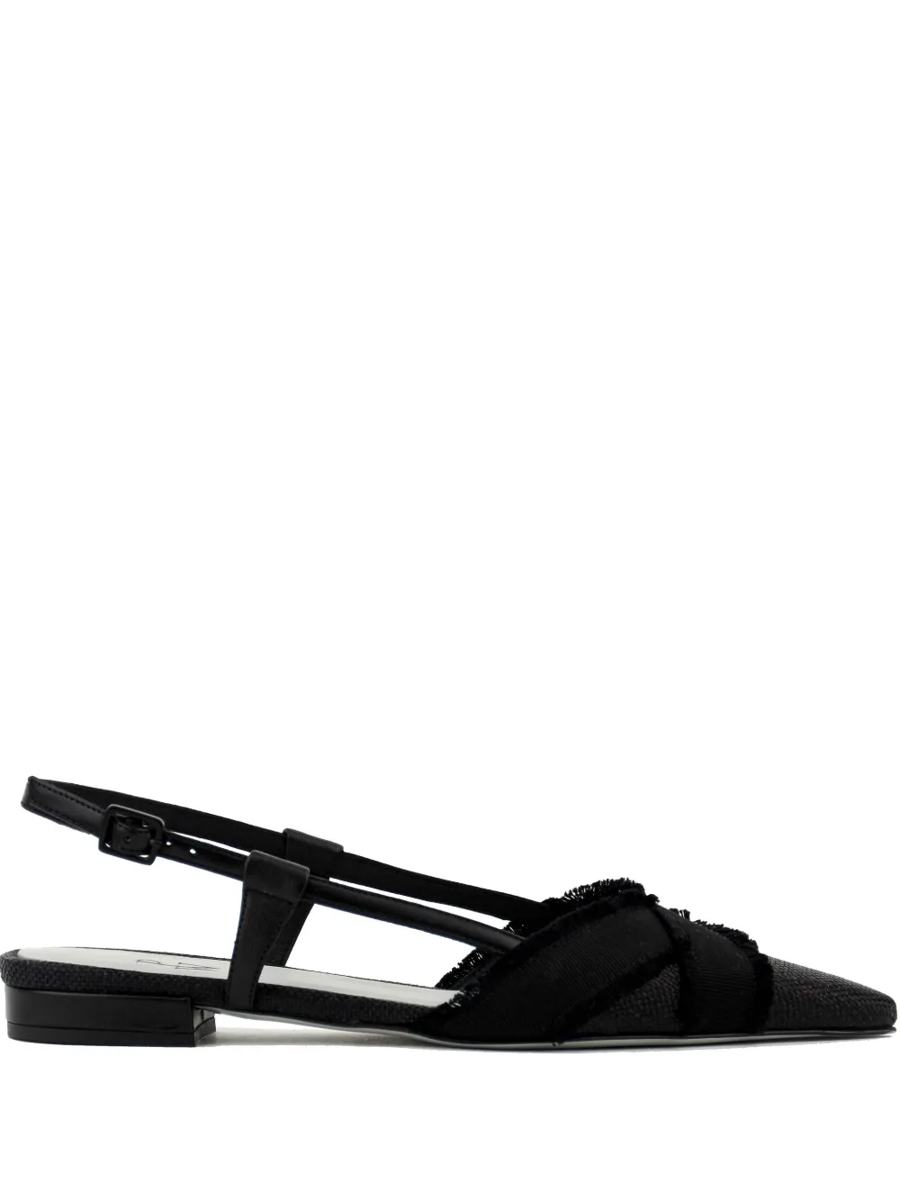 Paul Warmer Kesha Slingback Flats In Black