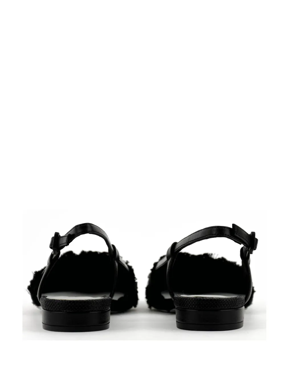 Paul Warmer Kesha Slingback Flats In Black