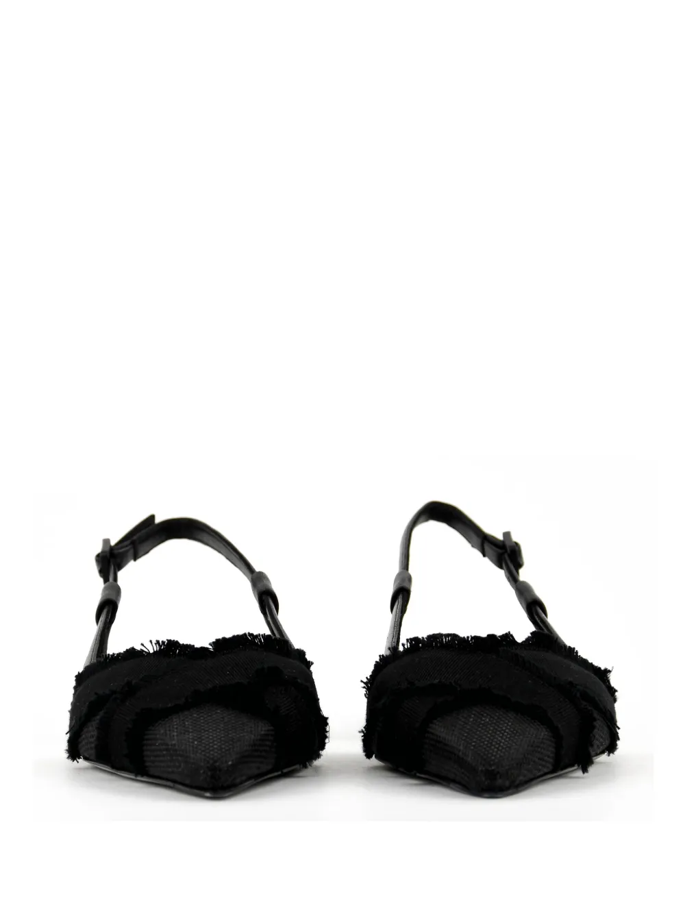 Paul Warmer Kesha Slingback Flats In Black