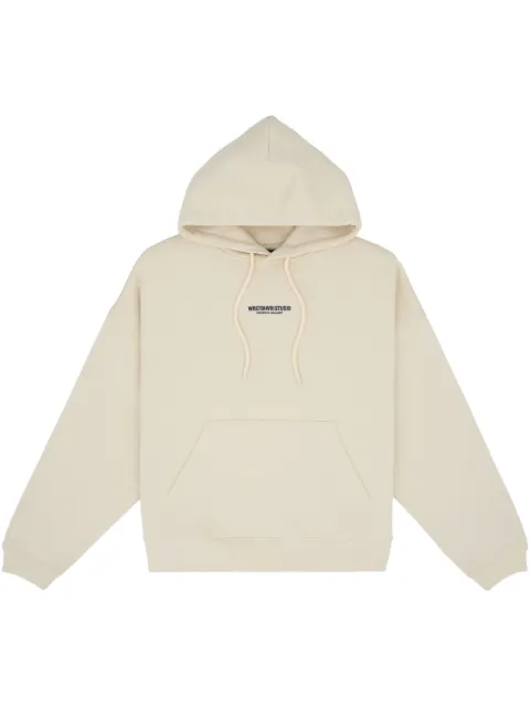 WRSTBHVR logo-print hoodie 