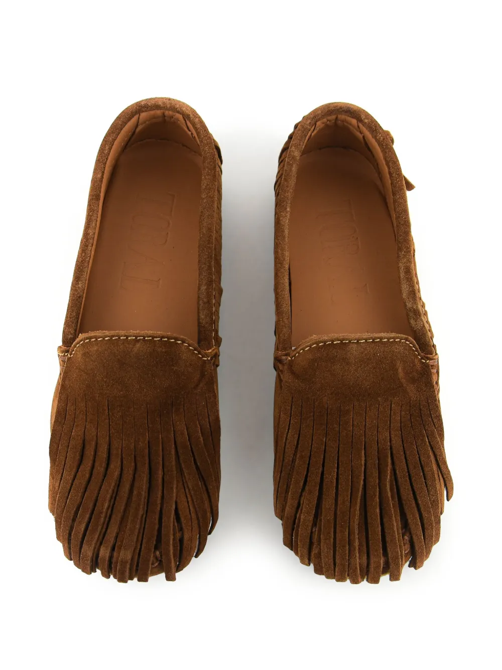 Paul Warmer x Toral leren loafers Bruin