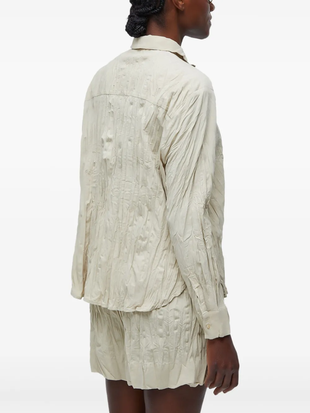 Osklen Blouse met gekreukt effect Beige