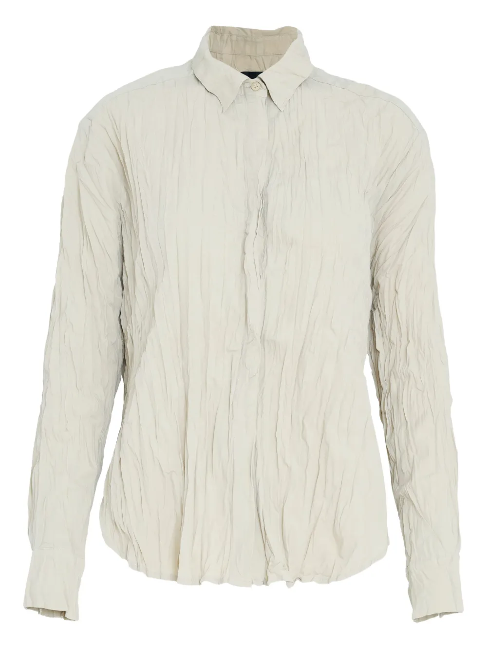 Osklen Blouse met gekreukt effect Beige