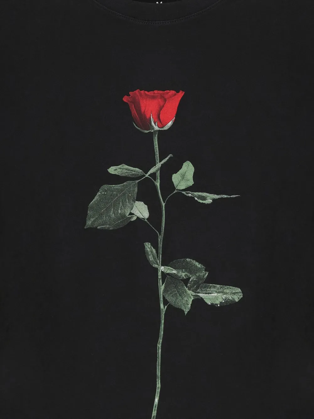 Osklen Used Rose T-shirt Zwart