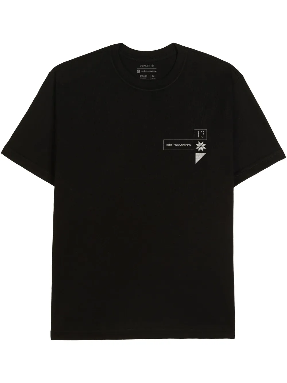 Osklen T-shirt met logo Zwart