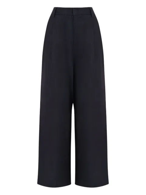 Osklen Calça wide leg com pregas