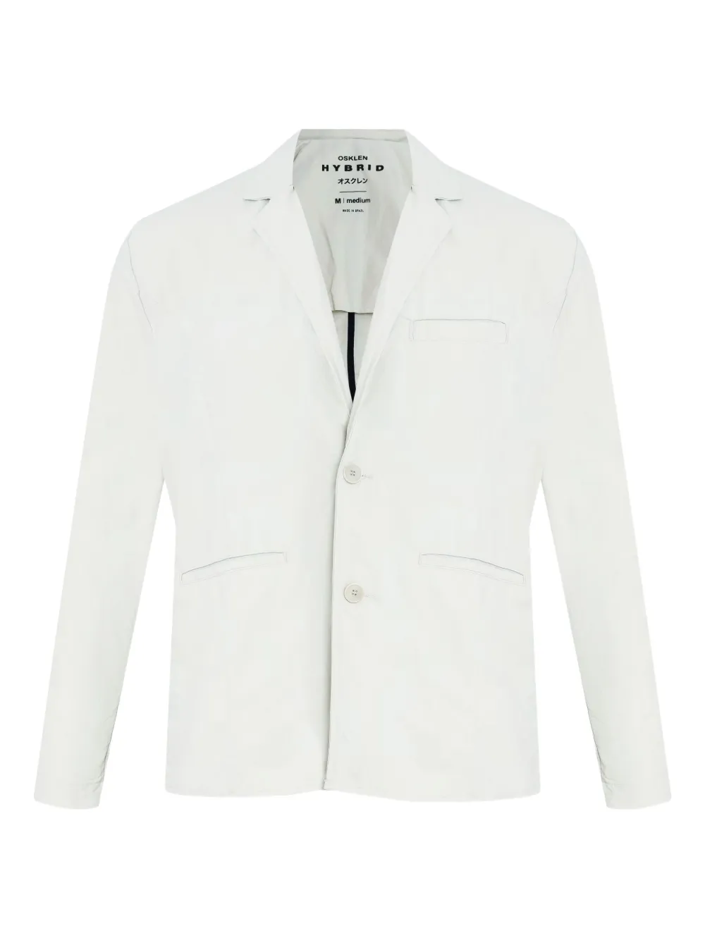 Osklen Blazer met enkele rij knopen Beige