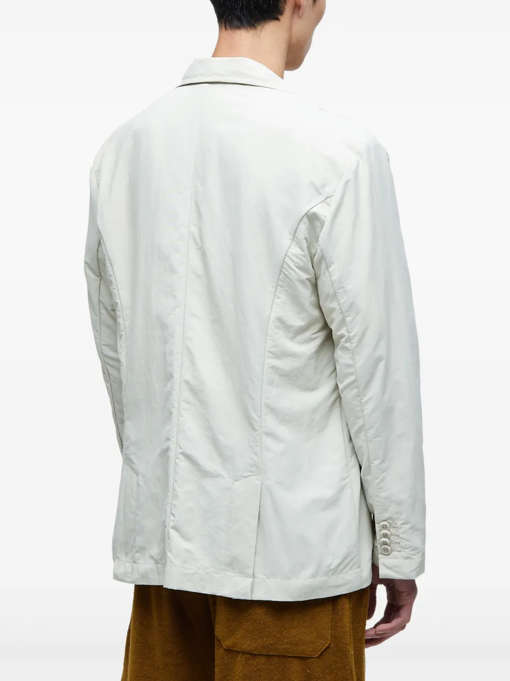 Osklen Blazer met enkele rij knopen Beige