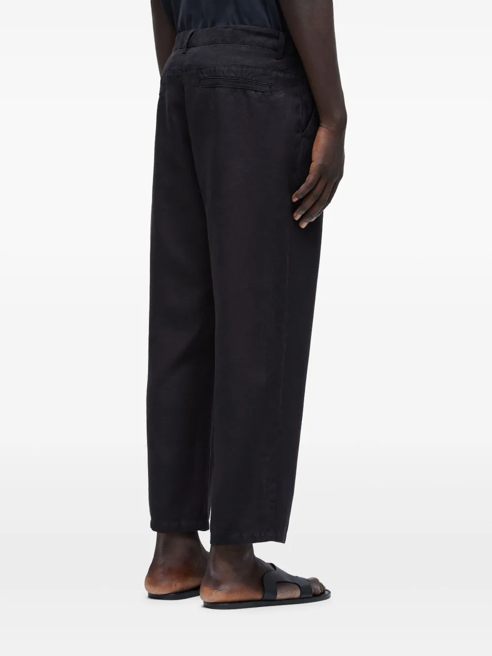 Osklen linen tailored trousers Zwart