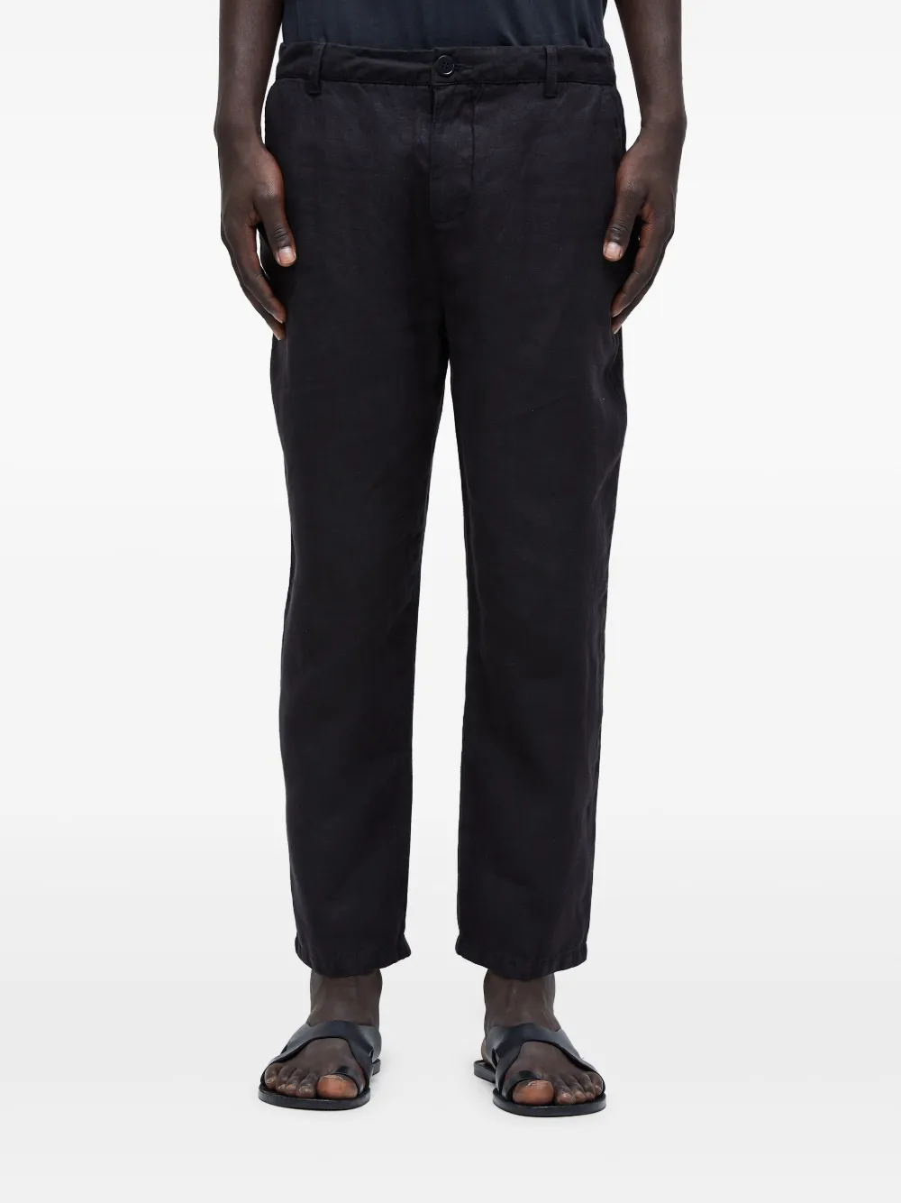 Osklen linen tailored trousers Zwart