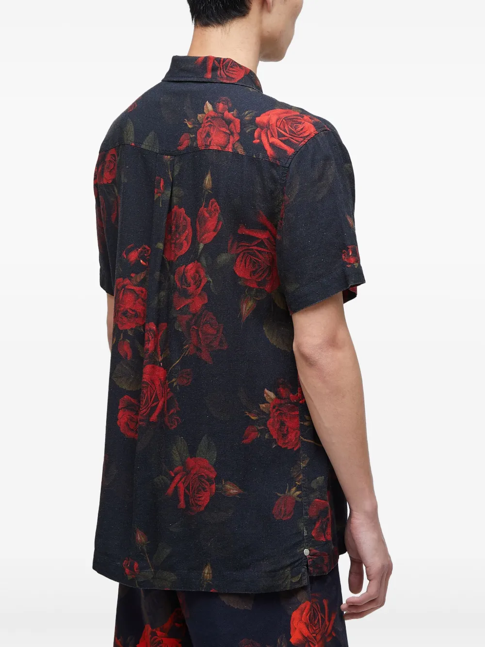 Osklen Vintage Rose overhemd Zwart