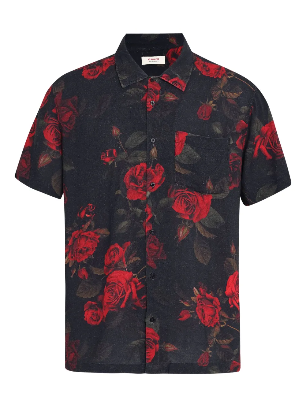 Osklen Vintage Rose overhemd Zwart
