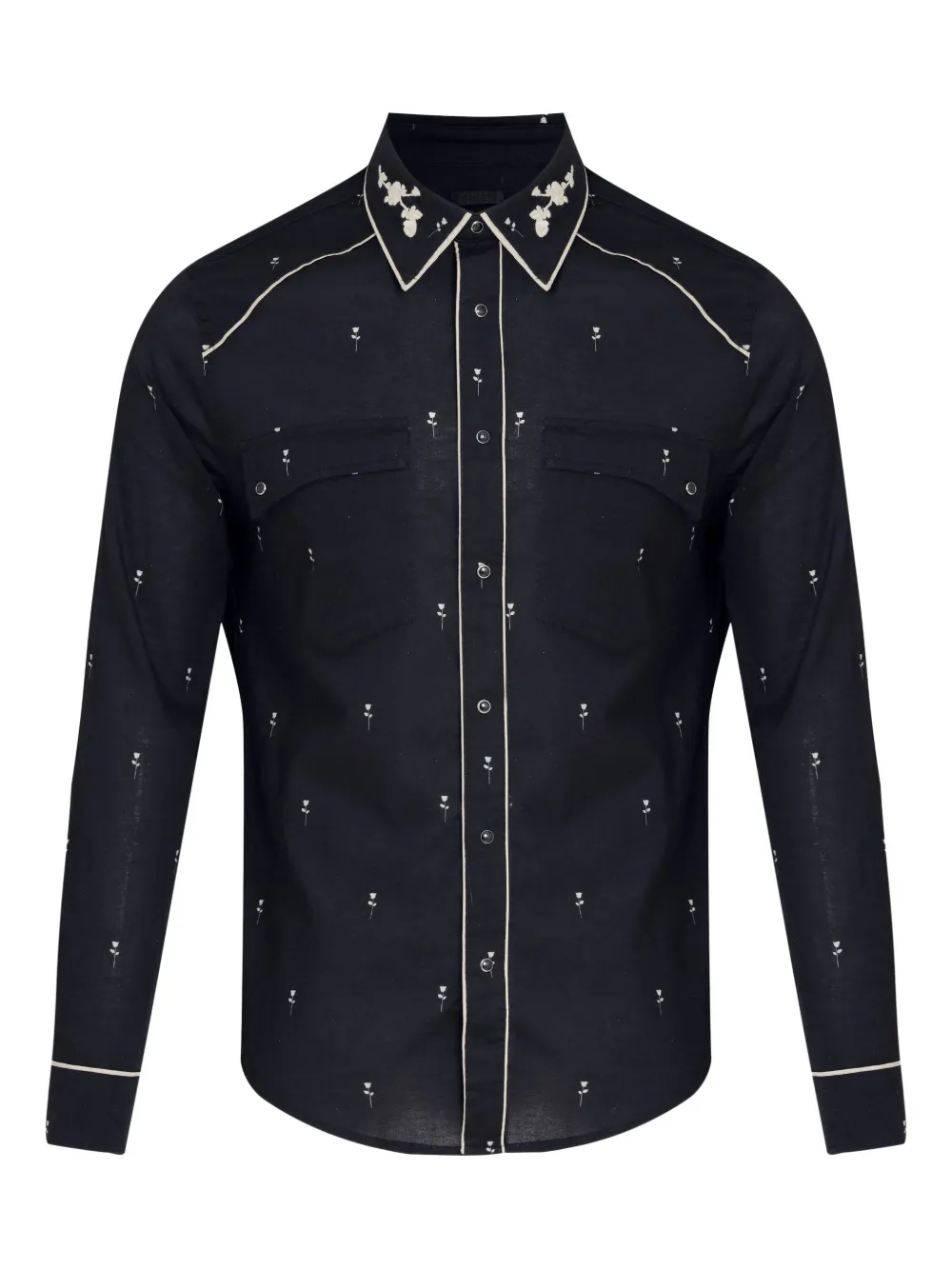 Osklen Floral-print Shirt In Black