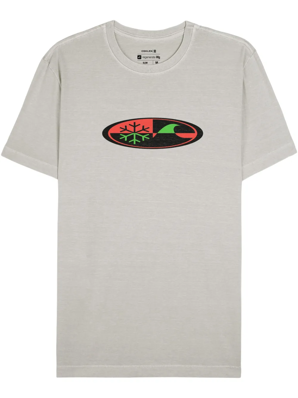 Osklen Camiseta com estampa gráfica | Neutro | Image 1