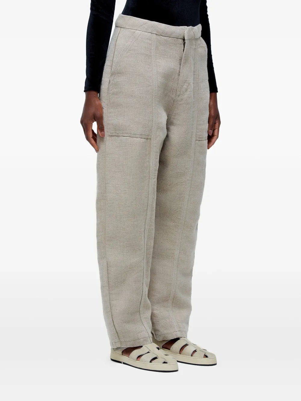 Osklen Broek met toelopende pijpen Beige
