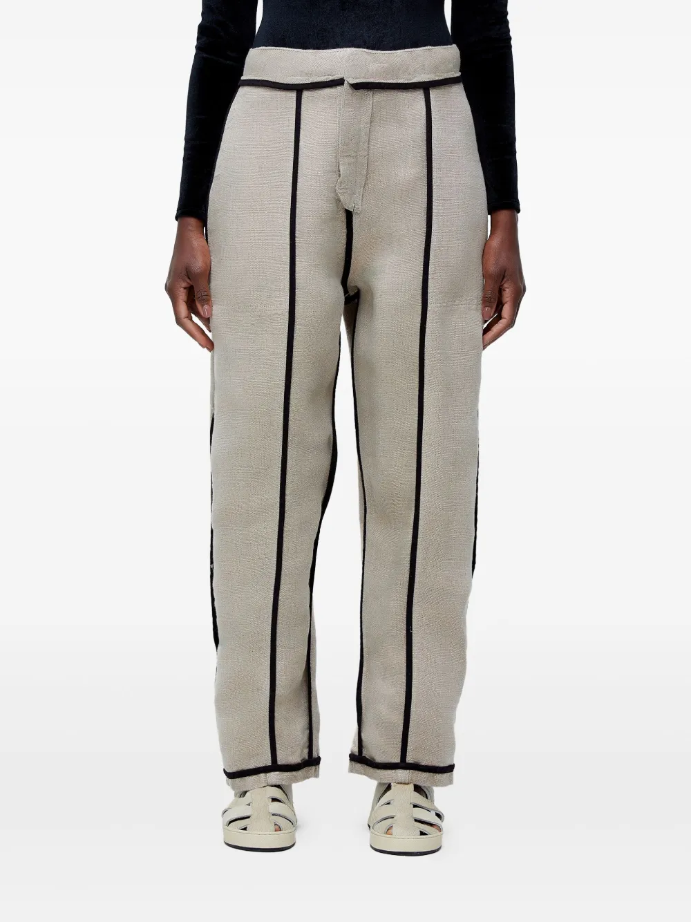 Osklen Broek met toelopende pijpen Beige