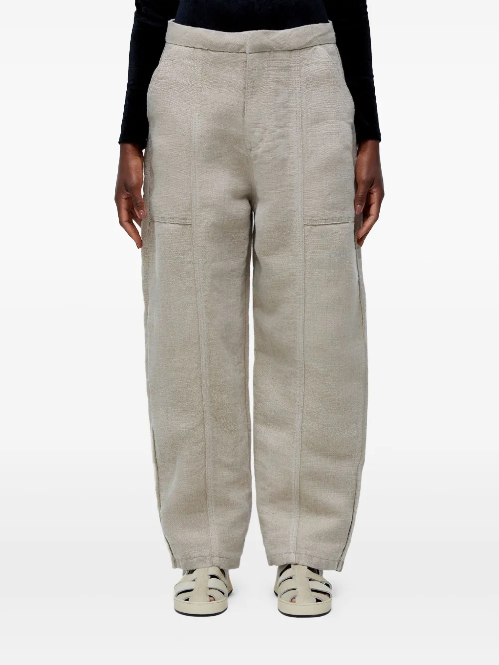 Osklen Broek met toelopende pijpen Beige