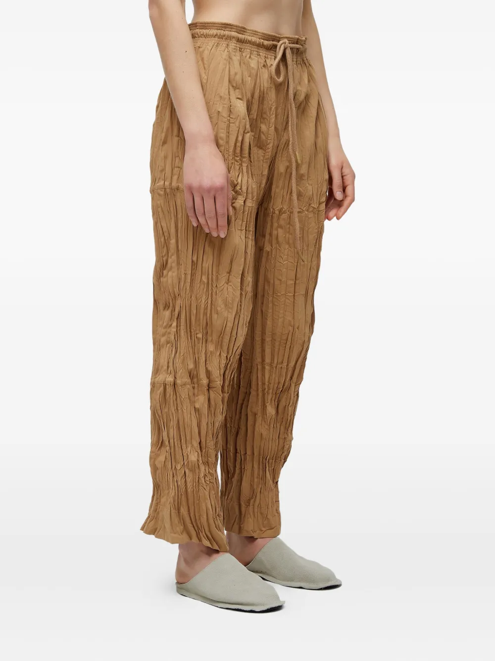 Osklen Reta Tricoline broek met trekkoord Beige