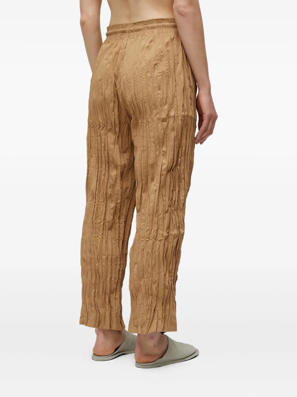 Osklen Reta Tricoline broek met trekkoord Beige