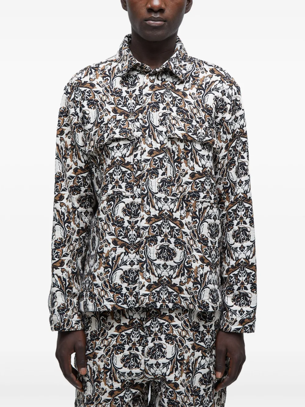 Osklen Camisa dupla face de jacquard | Camisa jaqueta | Image 2