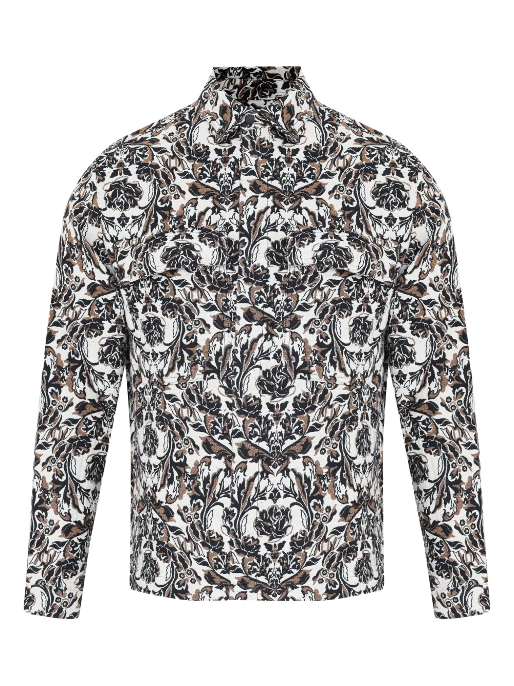 Osklen Camisa dupla face de jacquard | Preto | Image 1