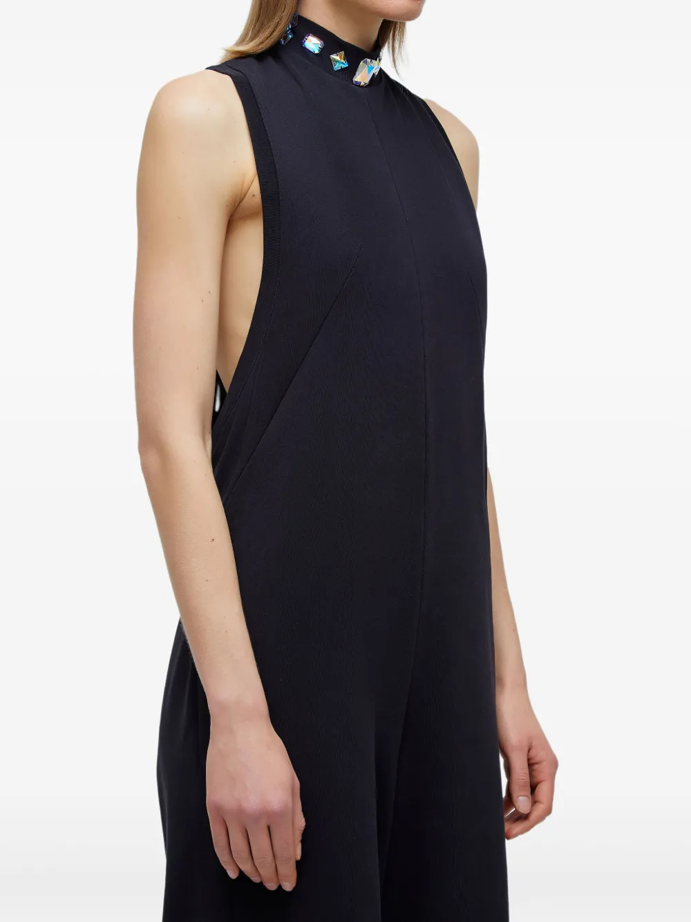 Osklen Jumpsuit verfraaid met kristallen Zwart