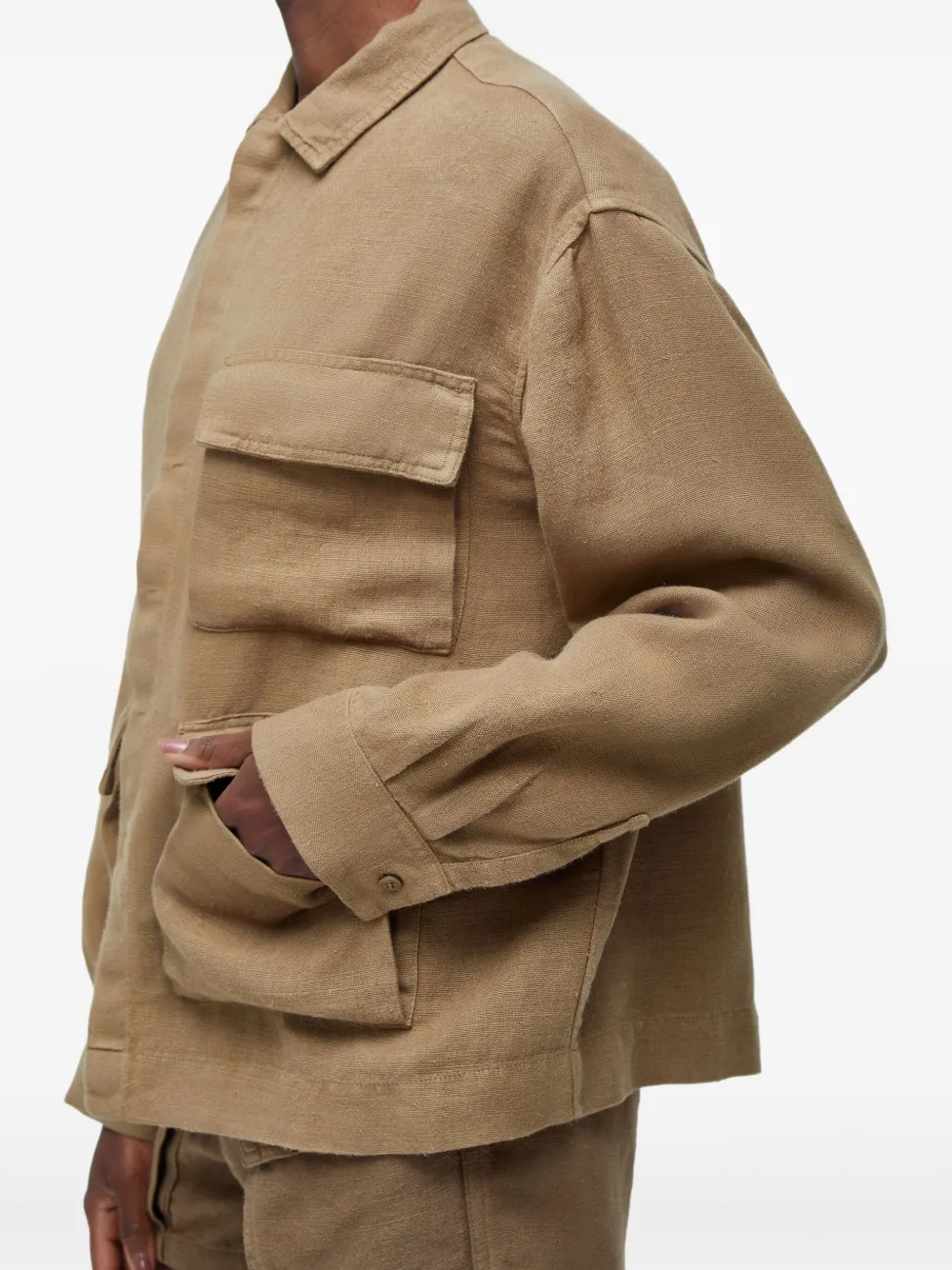 Osklen Linnen jack Beige