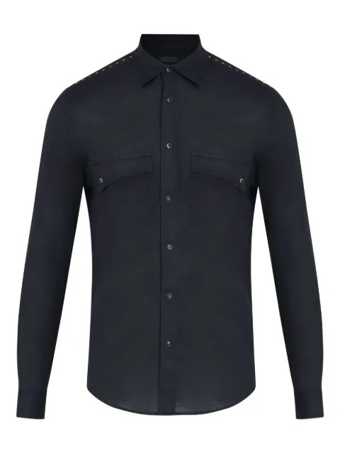 Osklen studded buttoned-up shirt