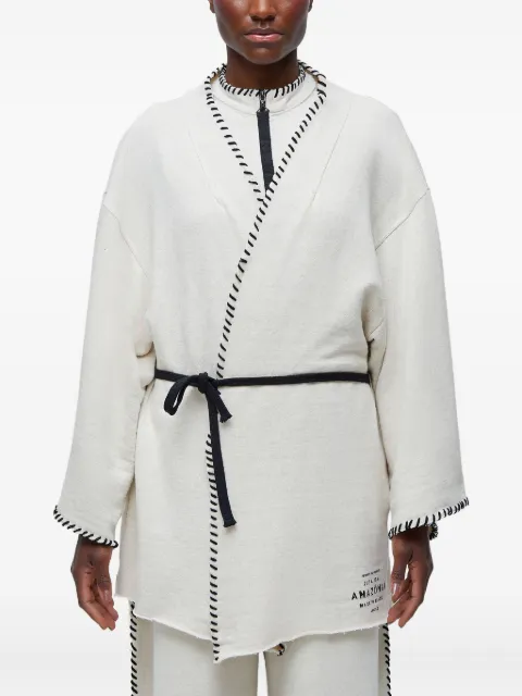 Osklen double-face zip-front coat