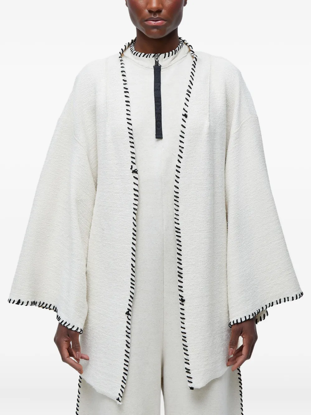 Osklen double-face zip-front coat | Oversized Coats | Image 2