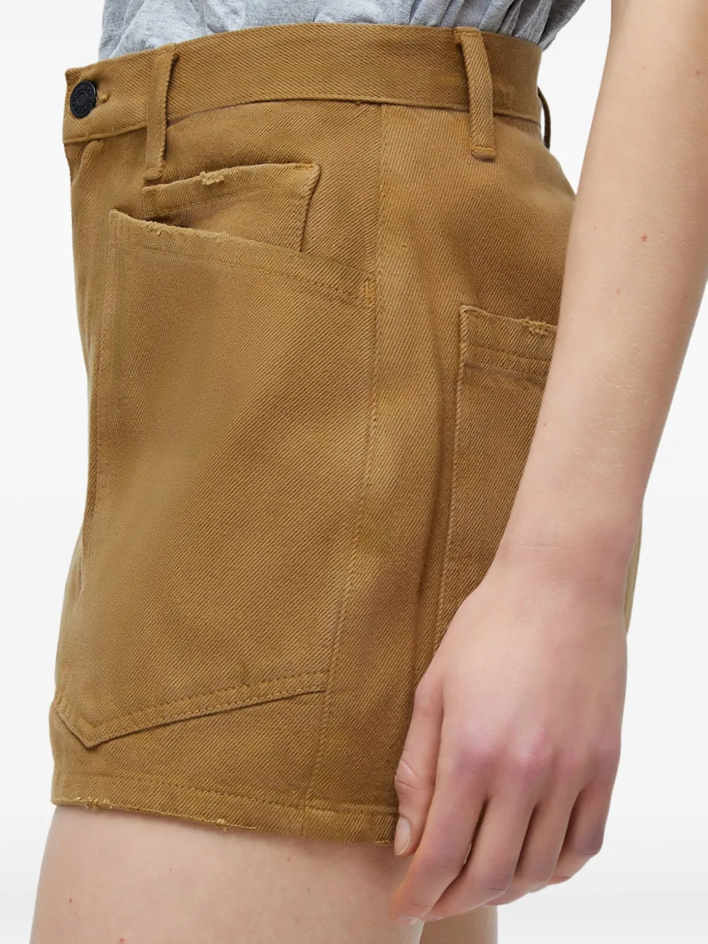 Osklen Short Cut Color Shorts In Brown