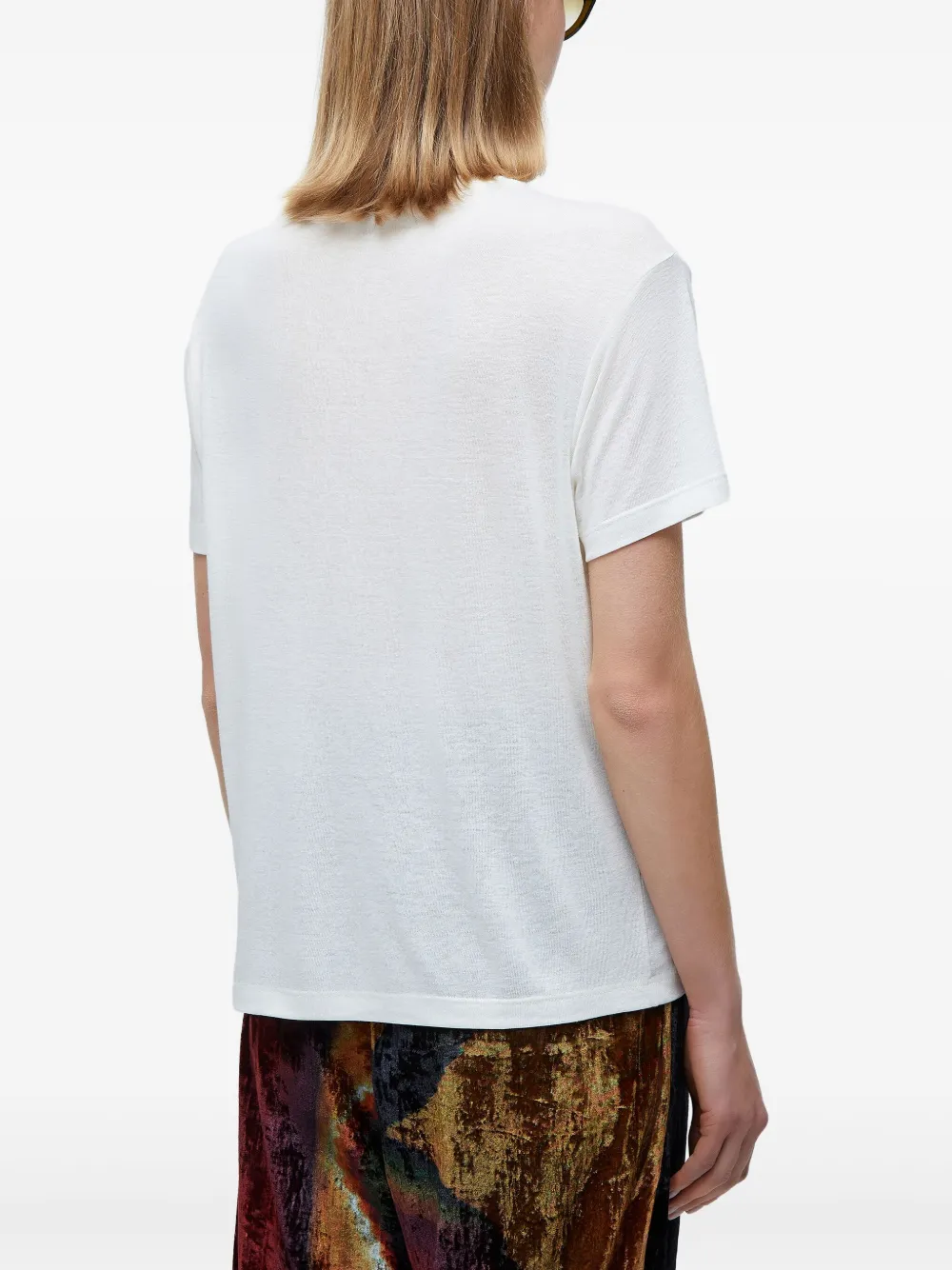 Osklen T-shirt met borduurwerk Wit