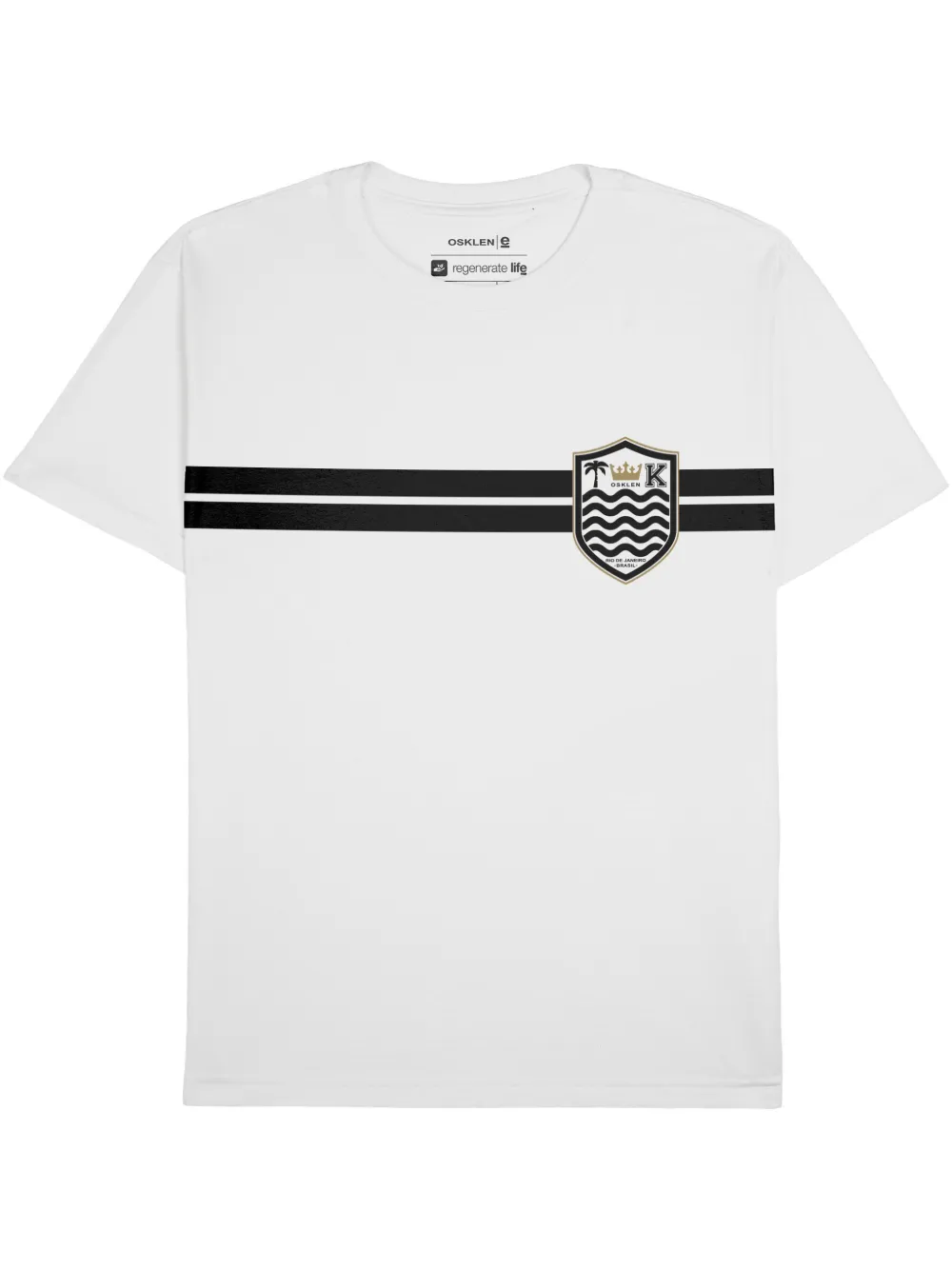 Osklen Camiseta com listras | Branco | Image 1