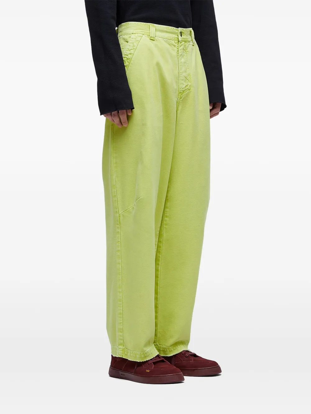 Osklen Used katoenen jeans - Groen