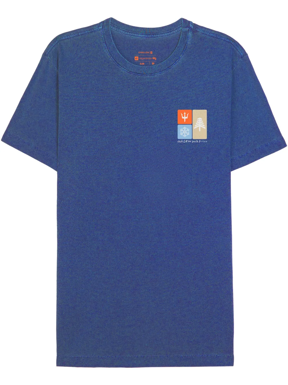Osklen Camiseta Stone Snow Icons | Azul | Image 1