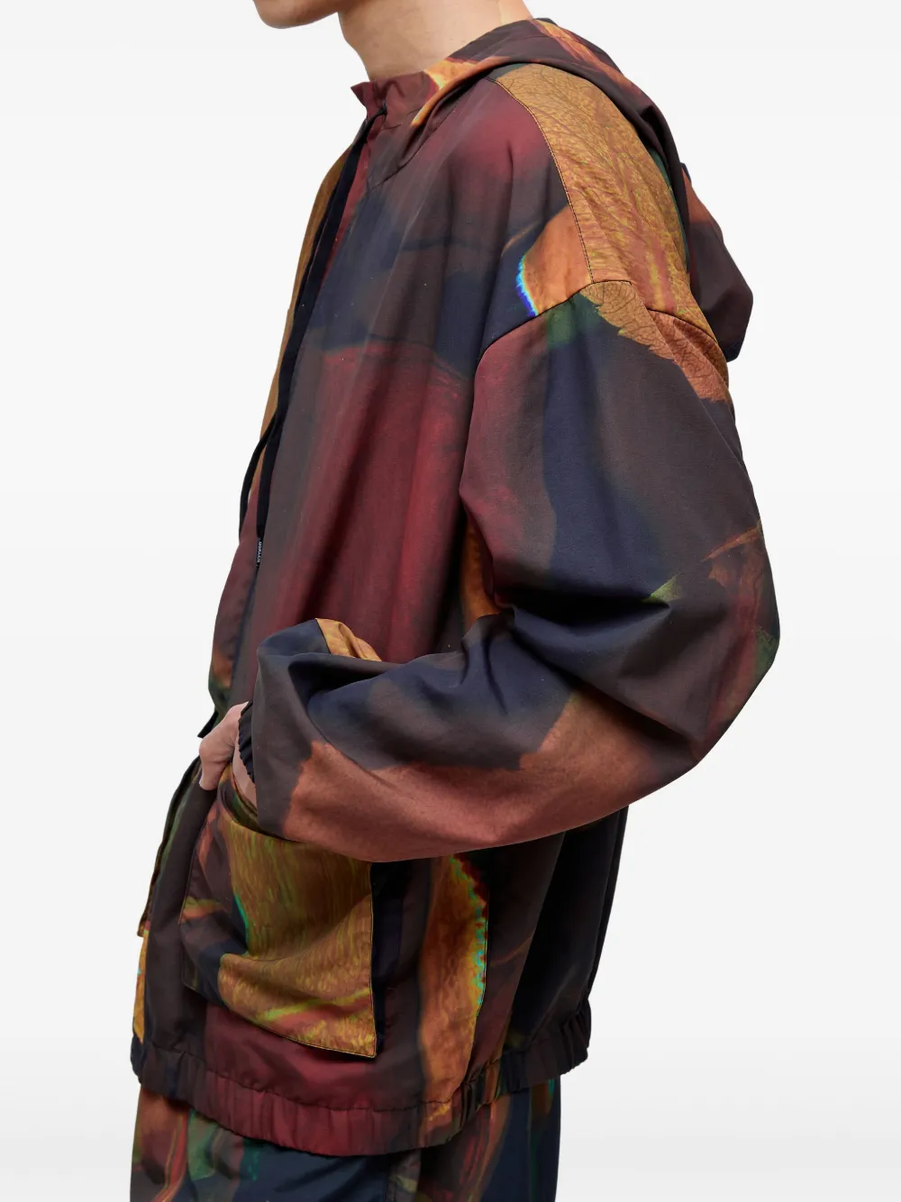 Osklen Jack met abstracte print Beige