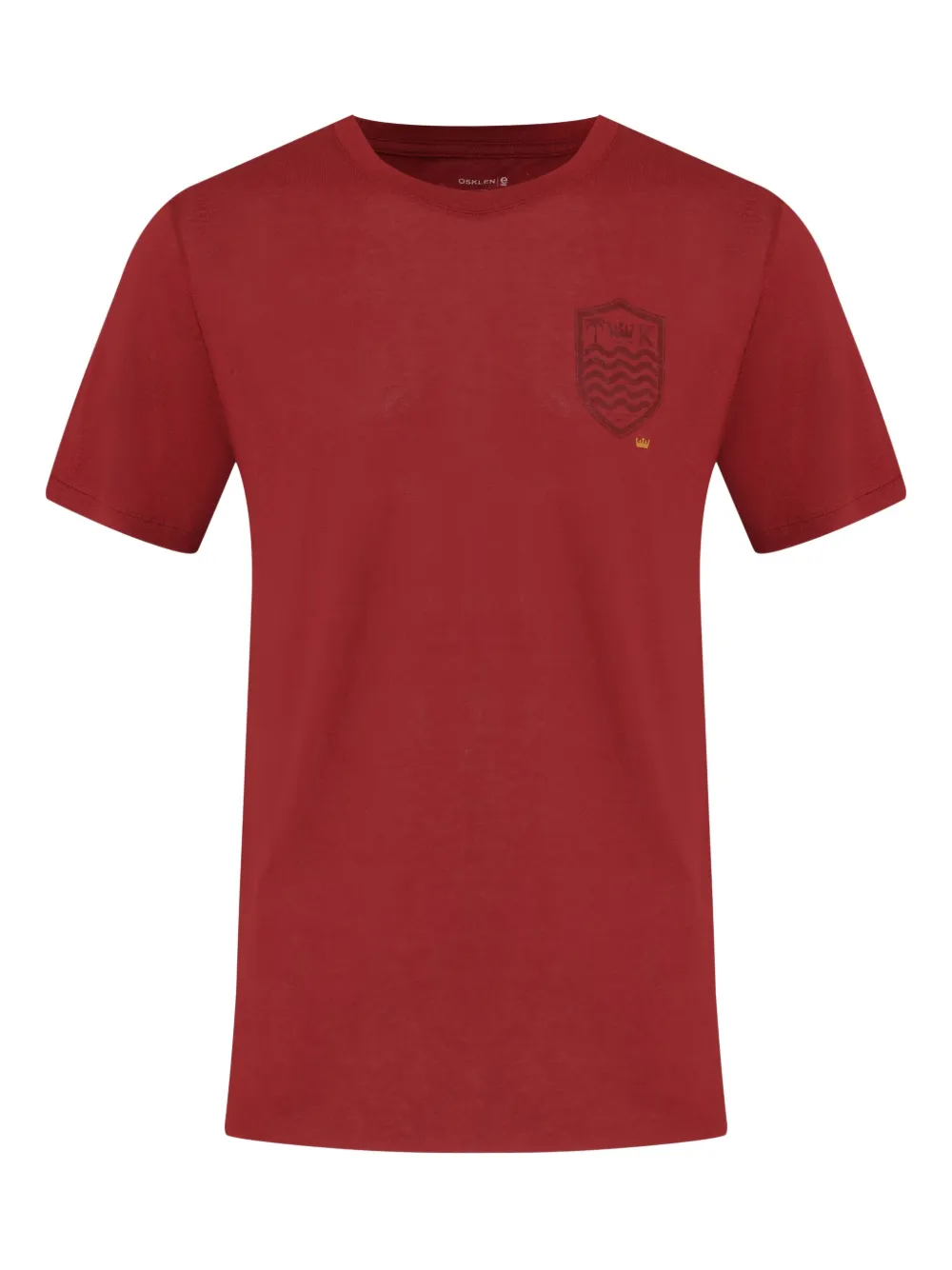Osklen Camiseta com emblema bordado | Vermelho | Image 1