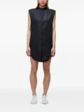 Osklen sleeveless linen shirt dress - Black