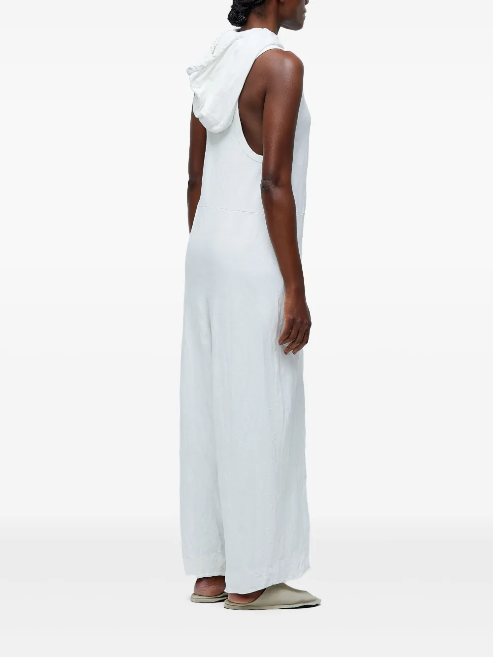 Osklen Jumpsuit met capuchon Beige