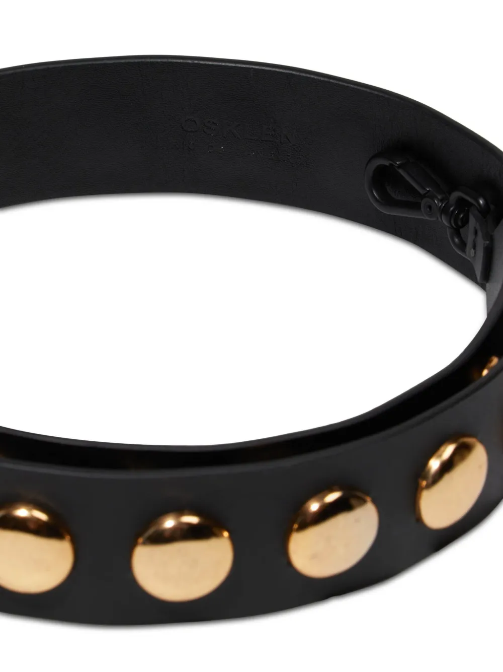 Osklen Leather Strap In Black