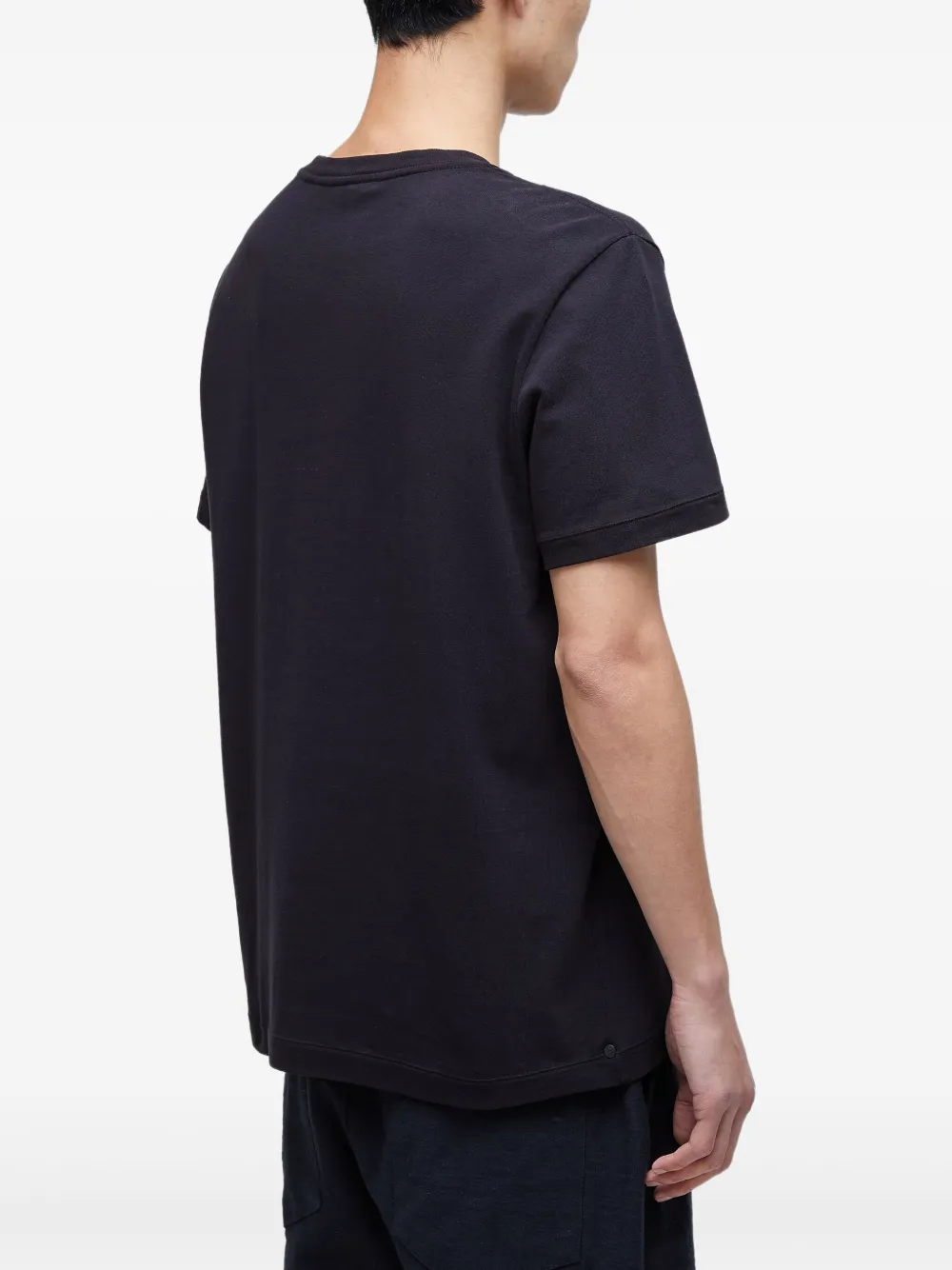 Osklen T-shirt met grafische print en zak Zwart