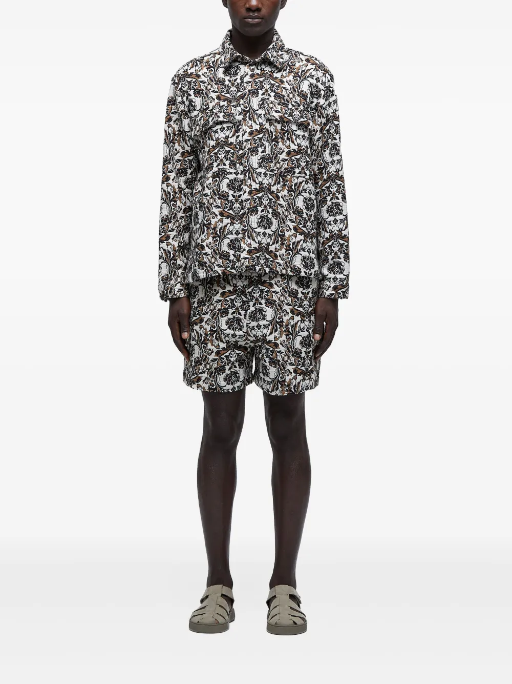 Osklen Short com estampa floral | Bermuda alfaiataria | Image 2